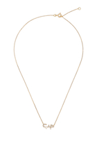 Hobb Love Necklace, 18k Yellow Gold & Diamonds