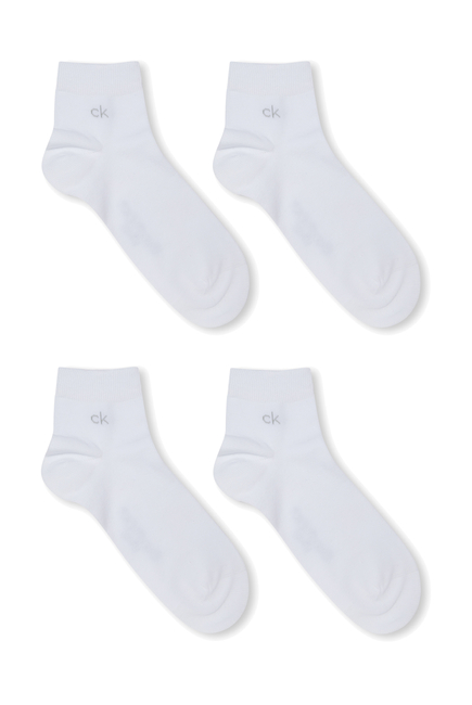 Simon Casual Flat Knit Socks, Set of 2
