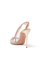 Crystal Temptation Leather & PVC 105 Mules