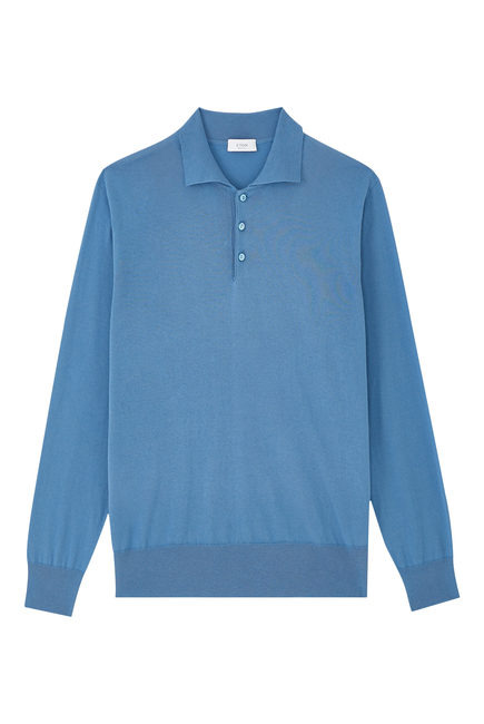 Knit Polo Shirt