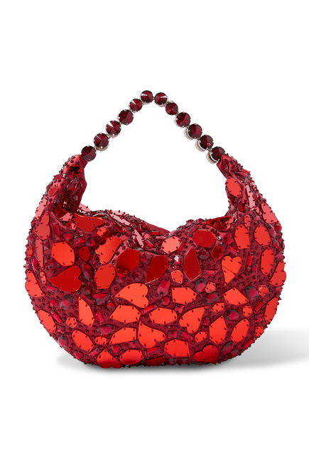 Embellished Hobo Bag