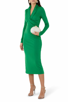 Erin Long Sleeves Midi Dress