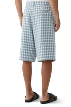 Plaid Pleated Shorts