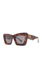 Beveled Cateye Sunglasses