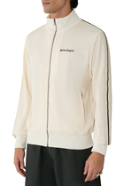 Stripe Zip-Up Sweatshirt