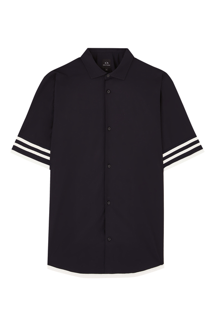 Marina Stripe Sleeves Shirt