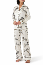 Lila Abalone Turquoise Floral Pyjamas