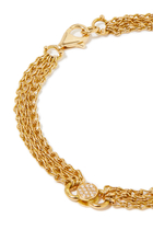 Nur My Eternity Bracelet, 18k Yellow Gold & Diamonds