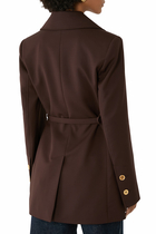  Longline Single-Breasted Jacket