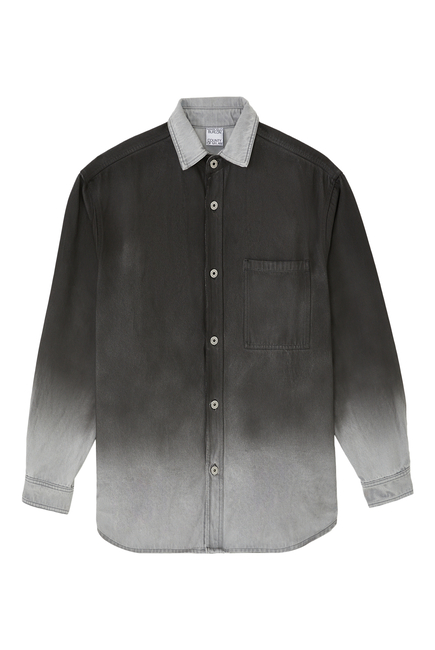 Gradient Denim Overshirt
