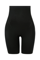 High-Waisted Mid-Thigh Shorts