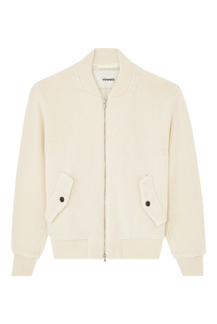 Handstitch Knitted Bomber