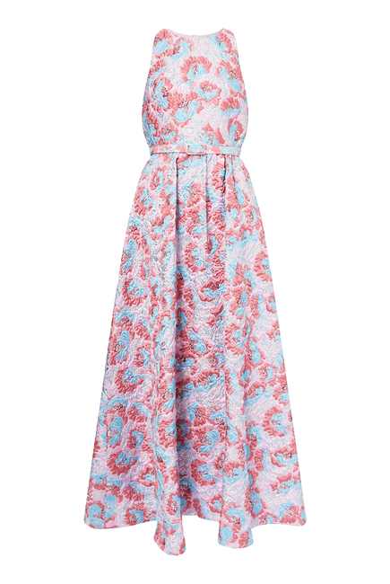 Ceramica Jacquard Shaw Dress