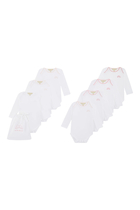 Kids Angel Wing Picot Long Sleeve Onesies Set