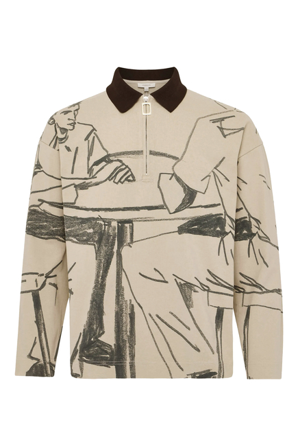 The Printed Rugby Polo