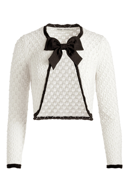 Dannie Shrug Bow Cardigan