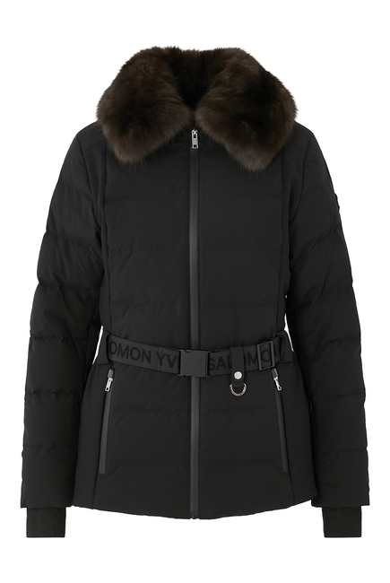 Shearling-Trimmed Ski Jacket