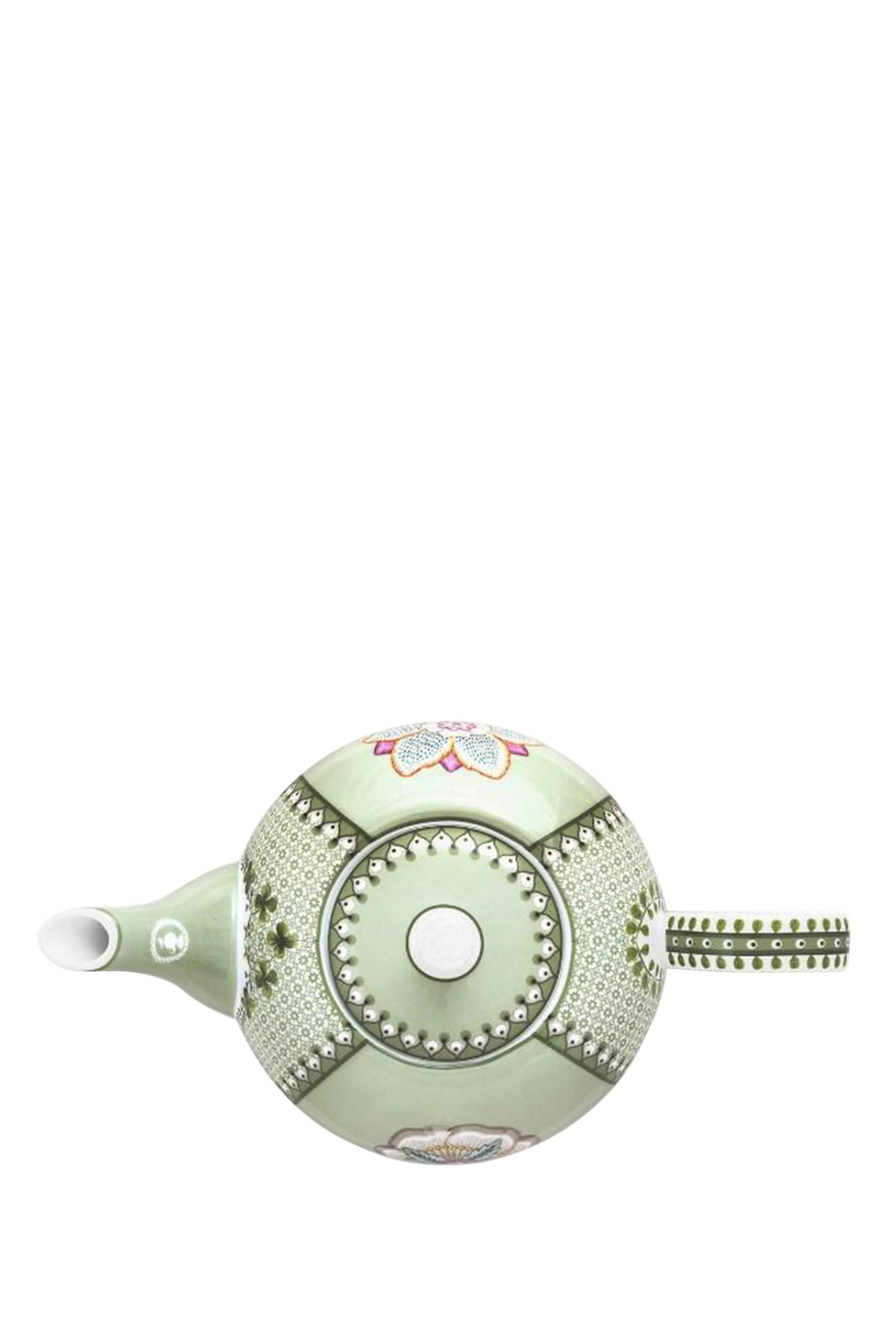 Lily & Lotus Tiles Tea Pot