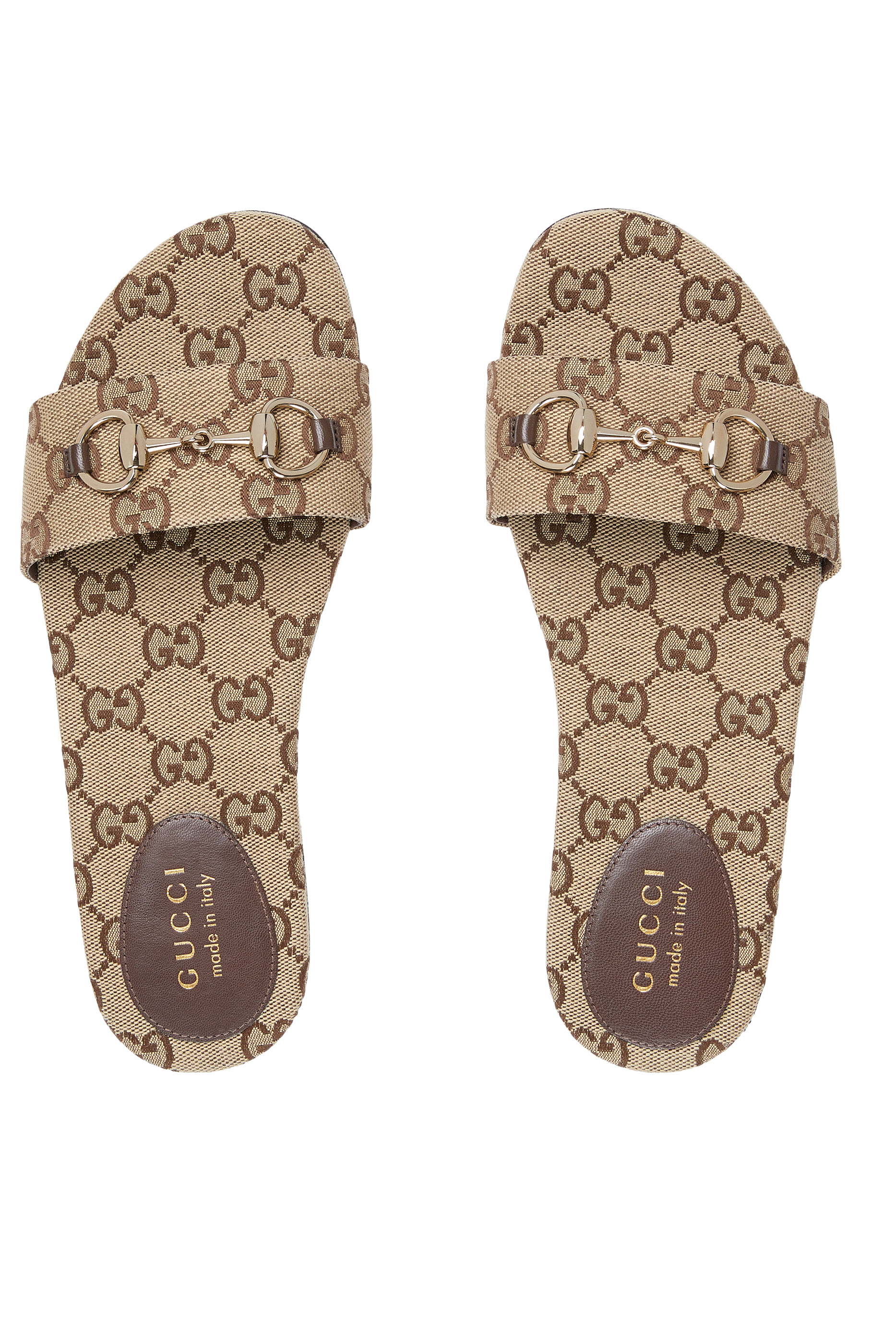 GG Horsebit Slide Sandals