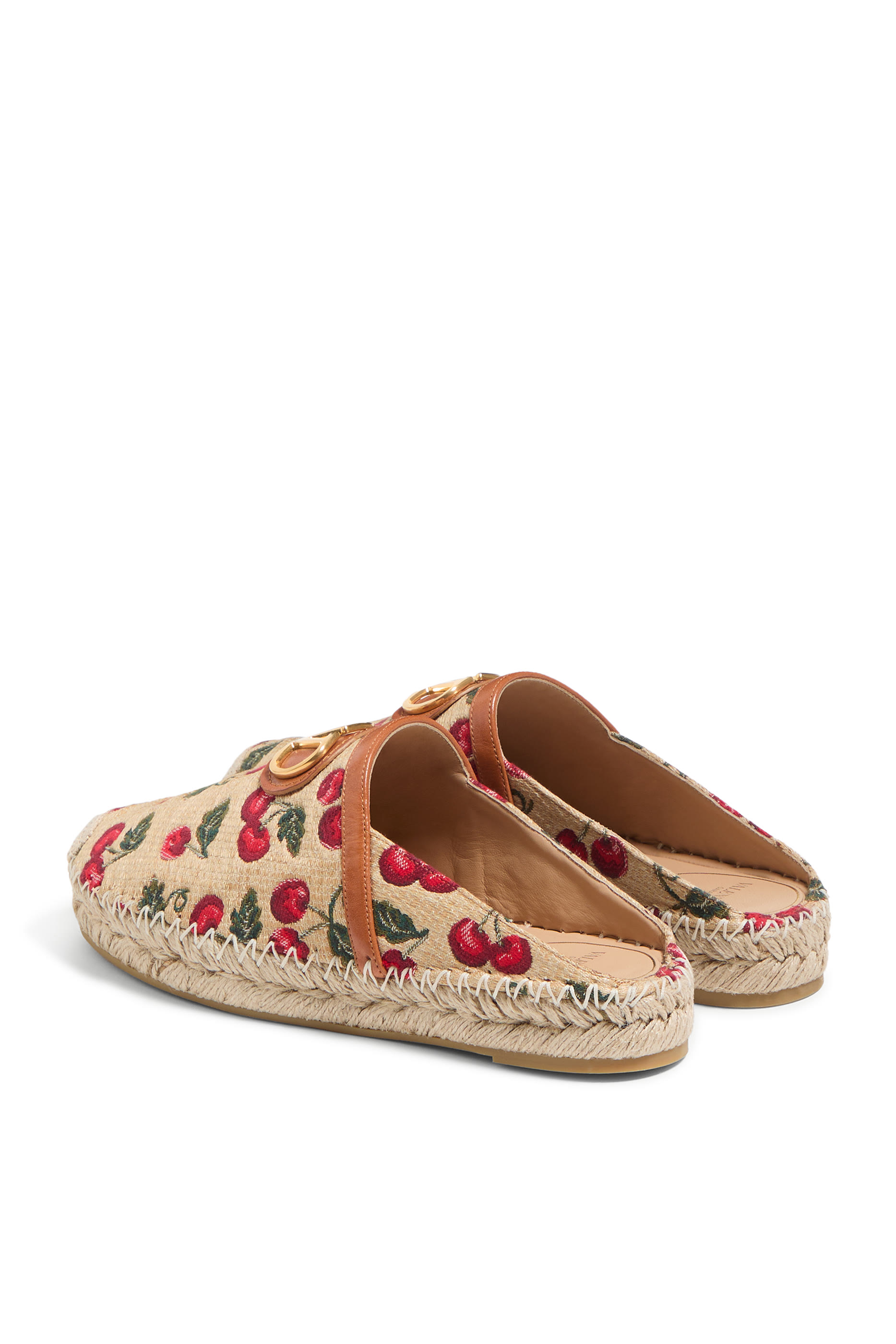 VLogo Signature Mules with Cherryfic Motif 