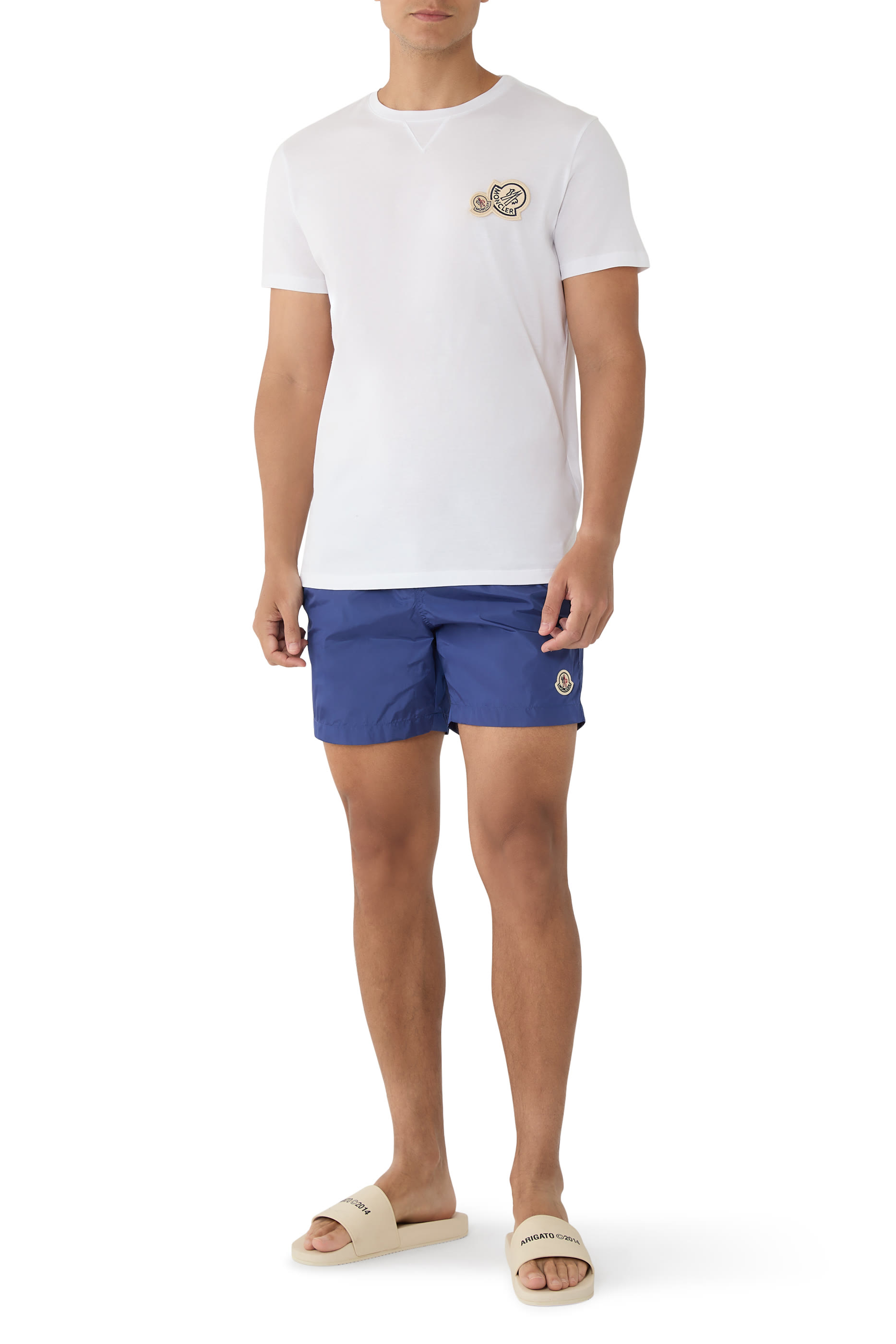 Logo Patch Swim Shorts 