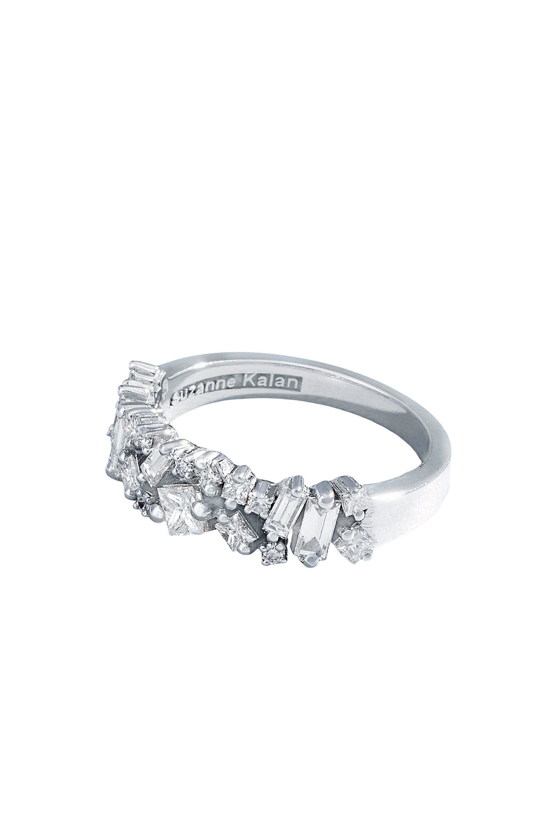  La Fantaisie Half Band, 18K White Gold & Diamonds