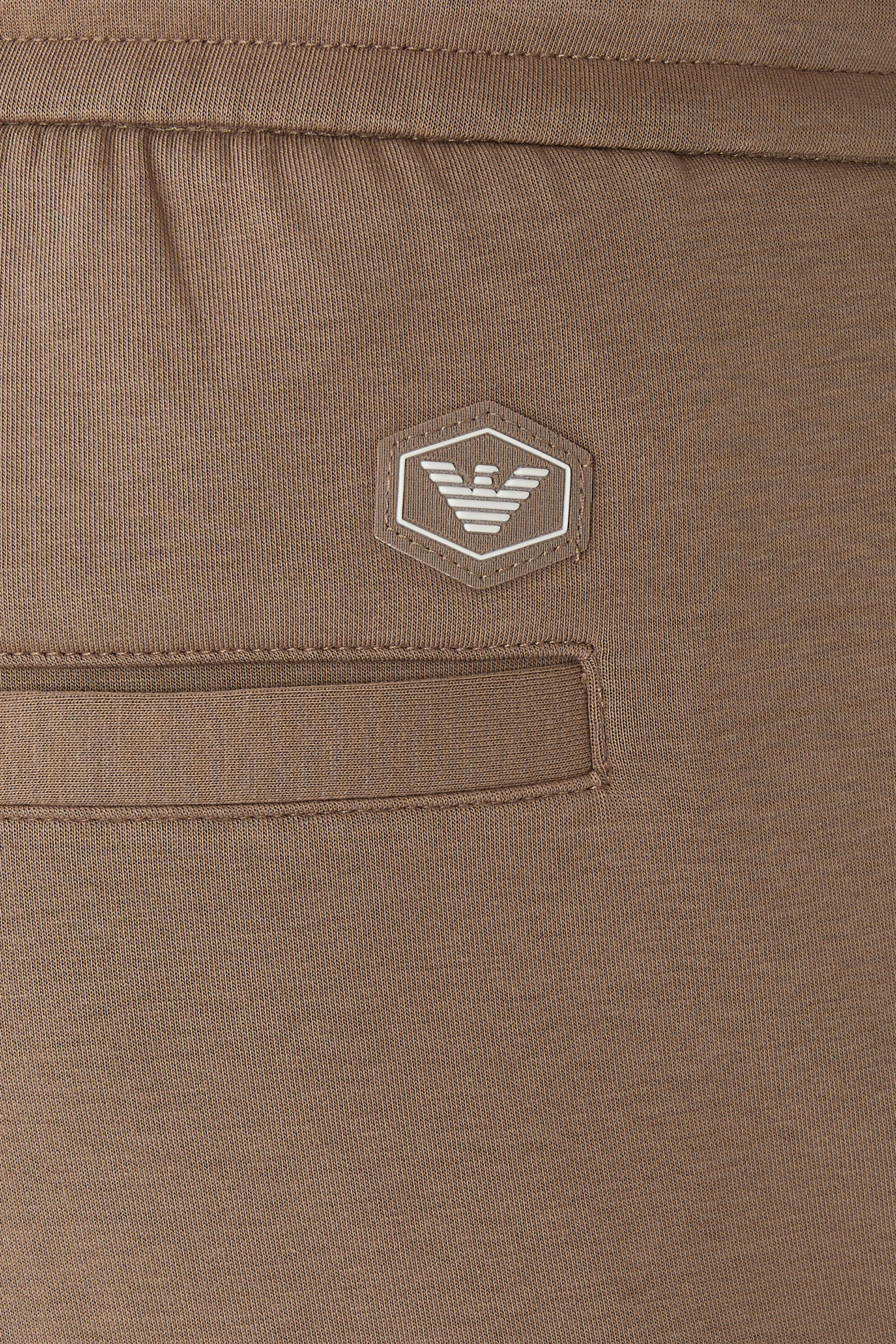 Micro Logo Back Double Jersey Joggers 