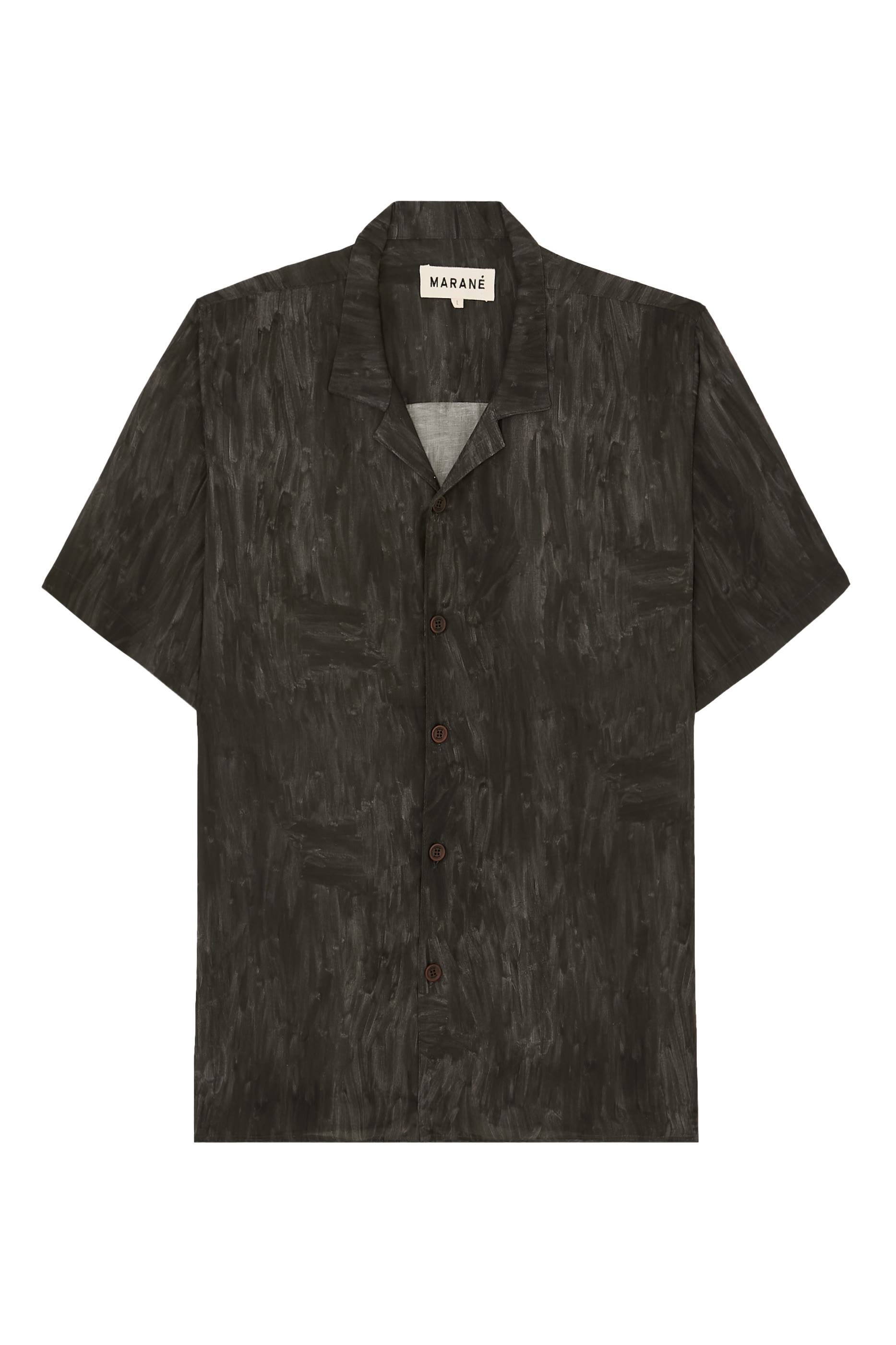 Printed Camp Collar Shirt