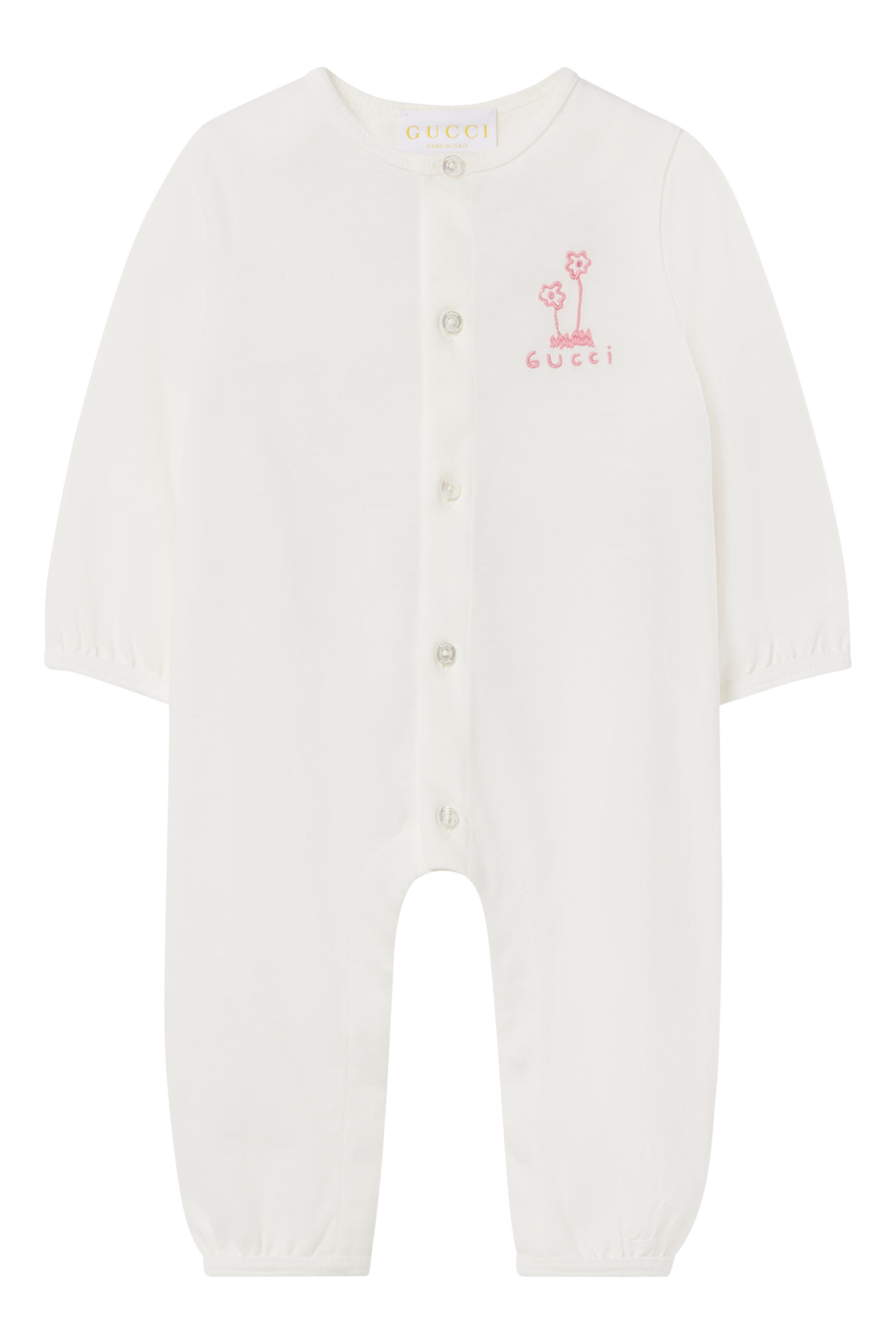 Kids Logo-Print Cotton Jumpsuit