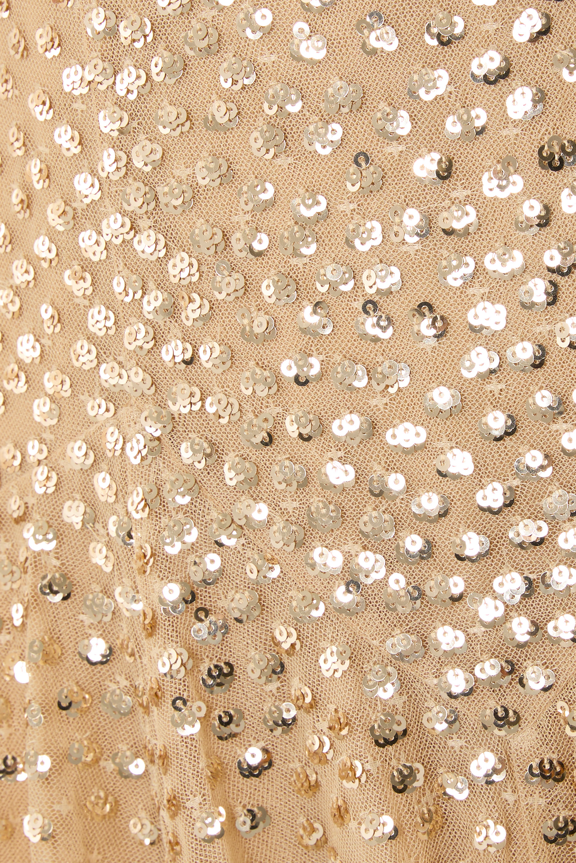 Sequin Cascade Cami Gown