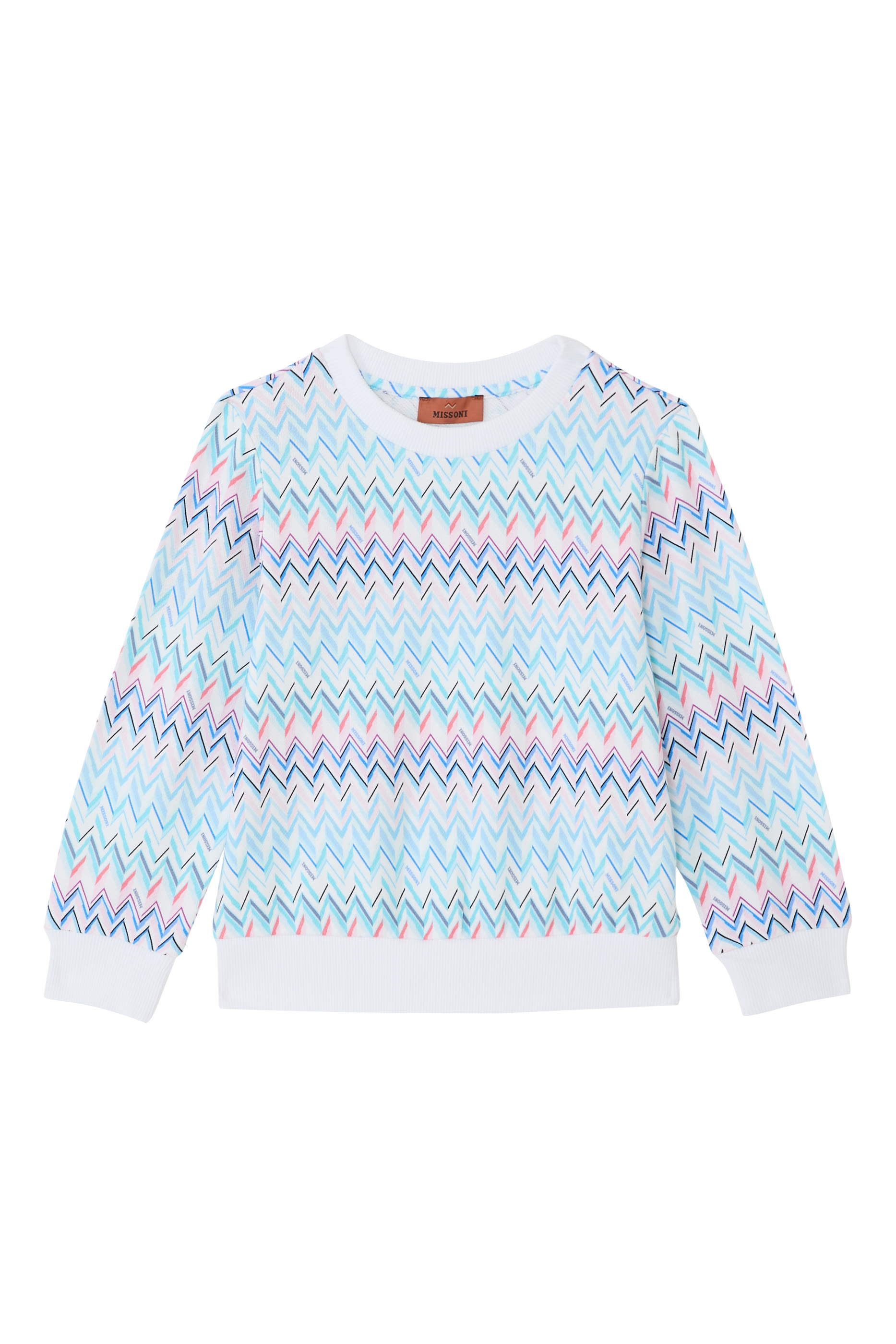 Kids Zigzag Print Sweatshirt
