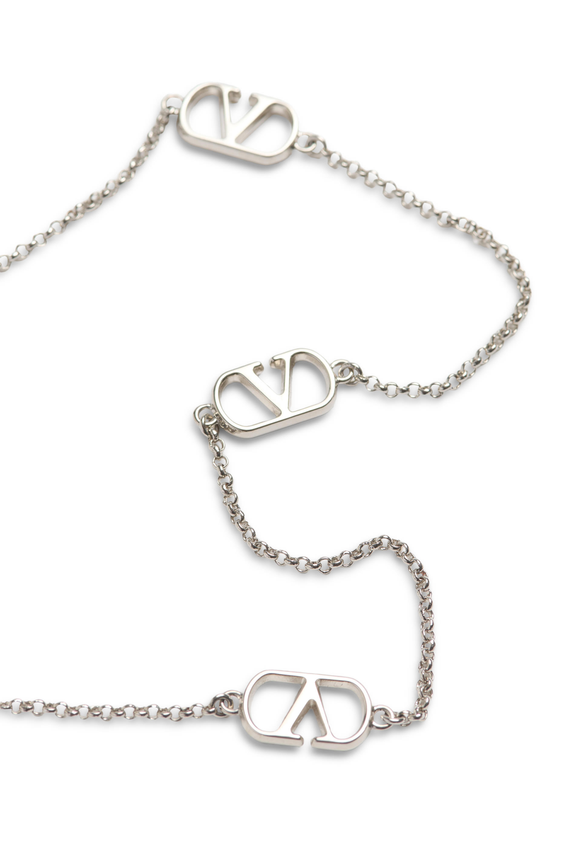 VLogo Signature Necklace with Swarovski&reg; Pearls