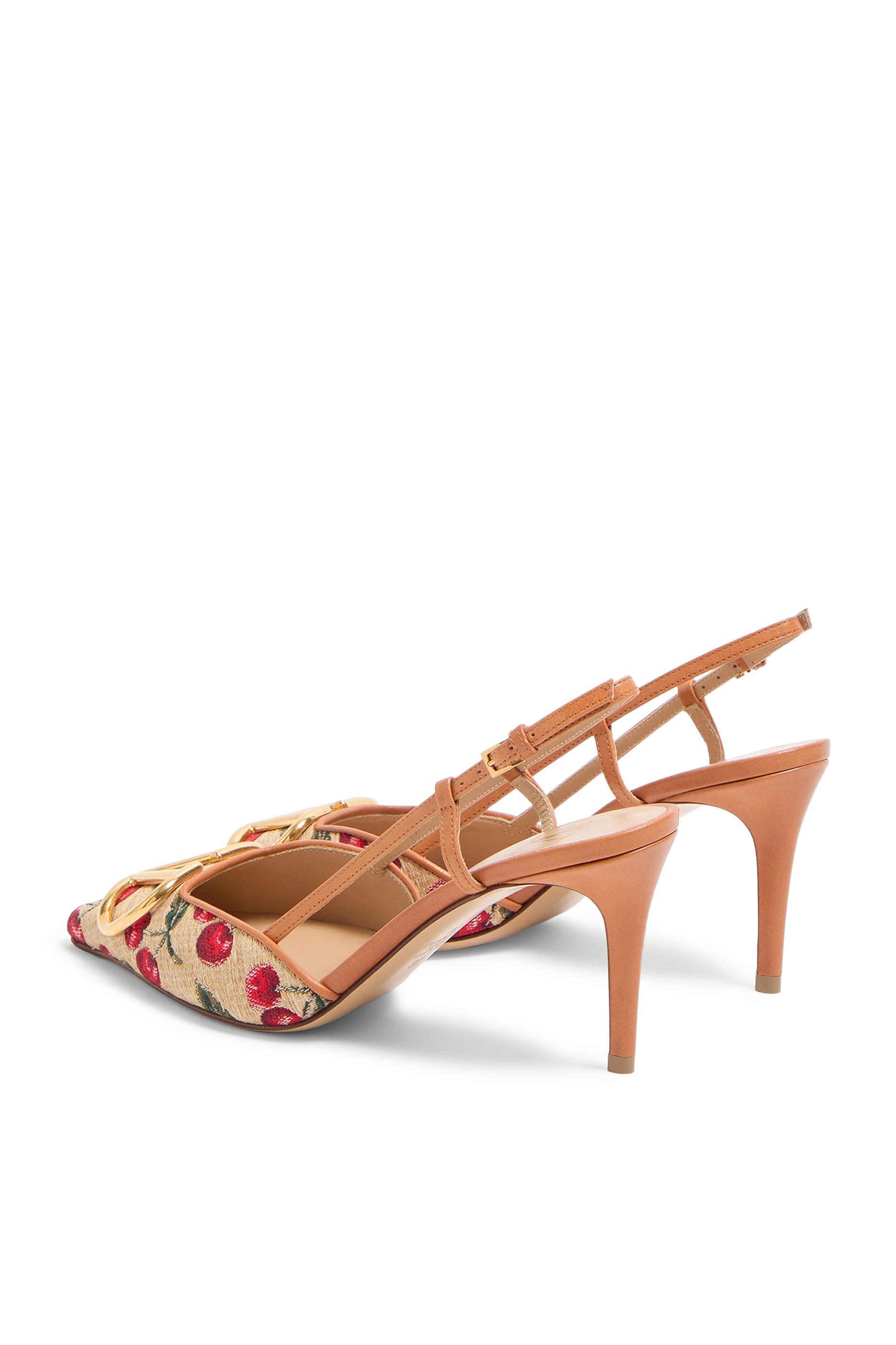  VLogo Signature 80 Slingback Pumps in Cherryfic Pattern
