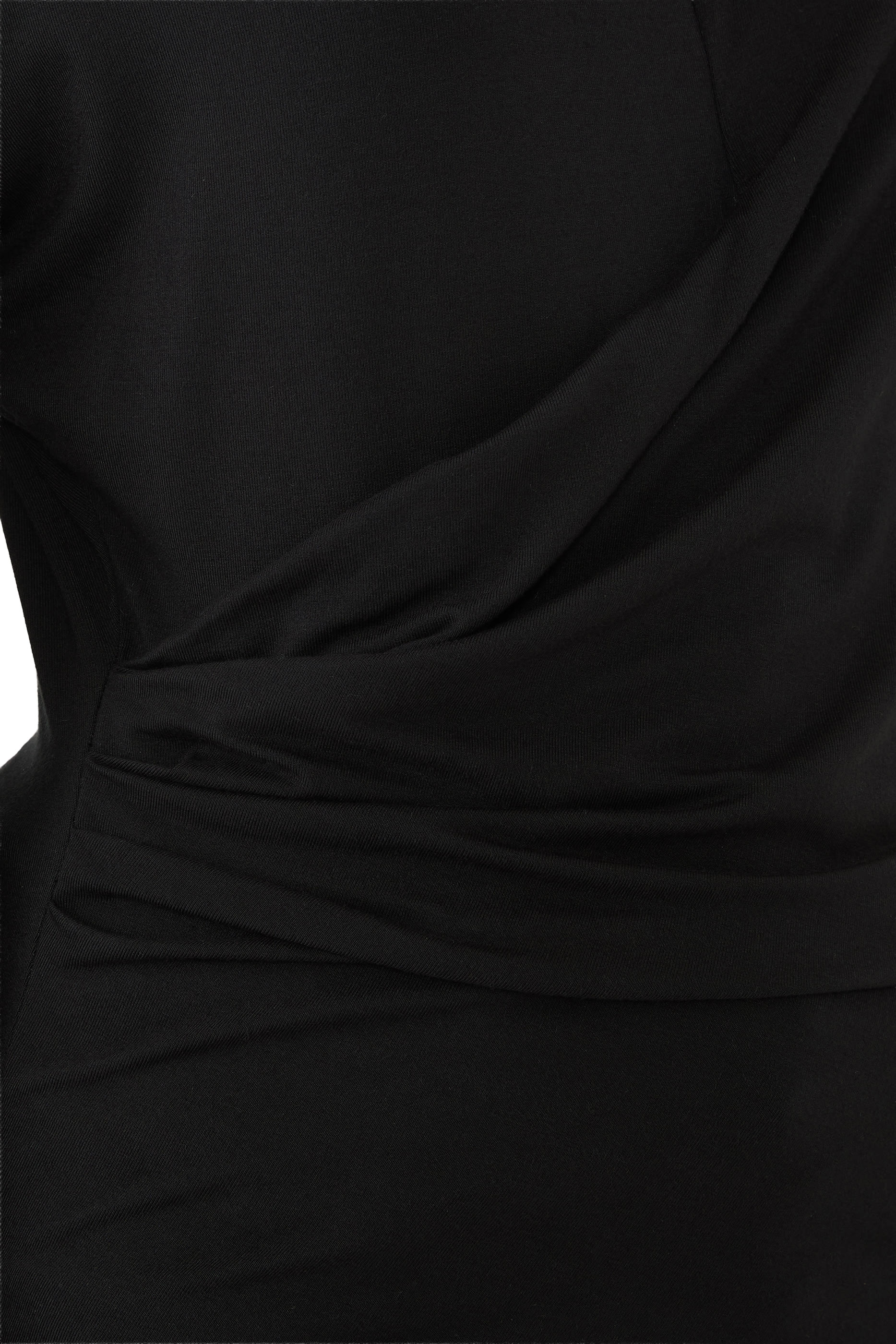 Fixed-Drape Long Sleeves T-Shirt