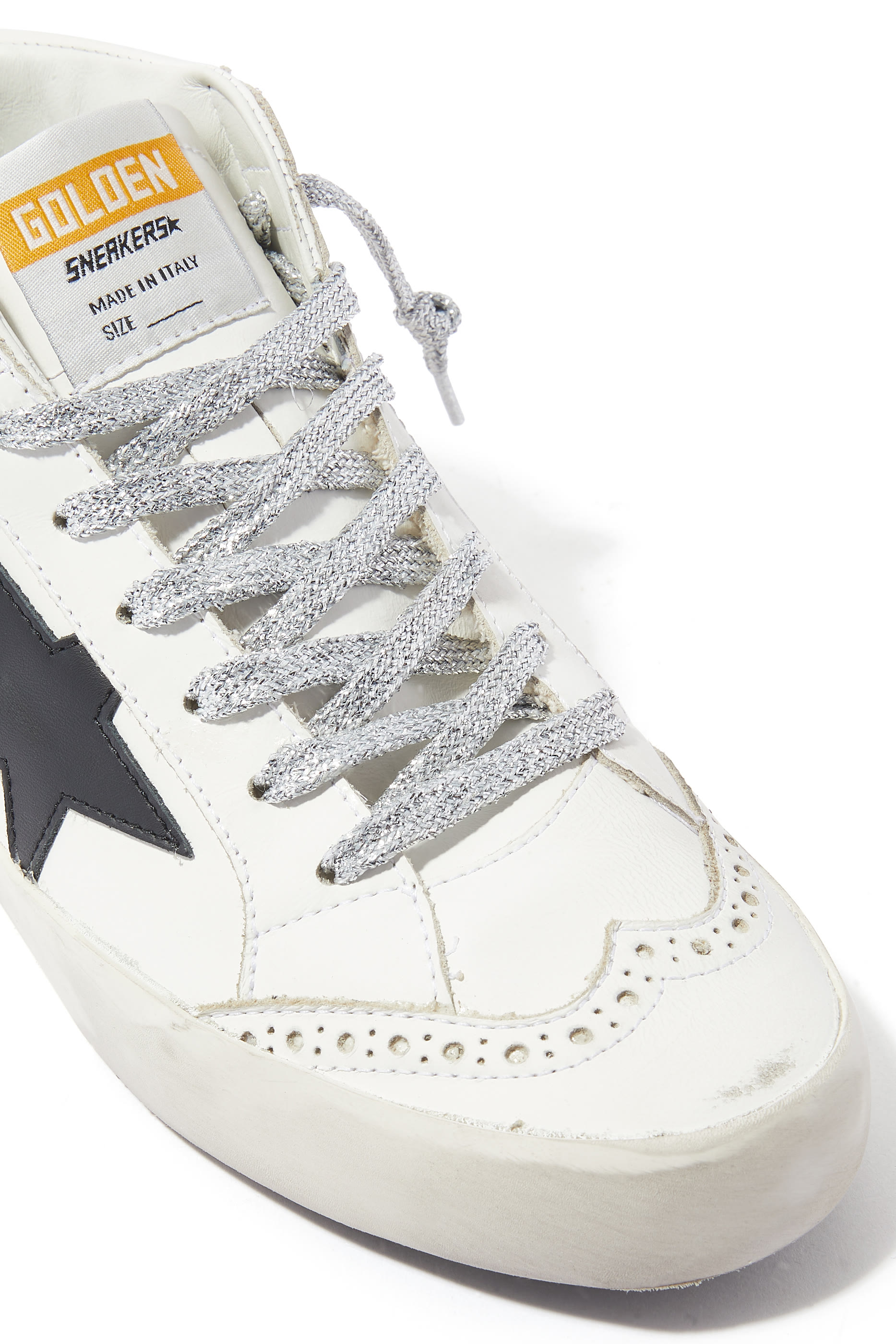 Mid Star Leather Sneakers