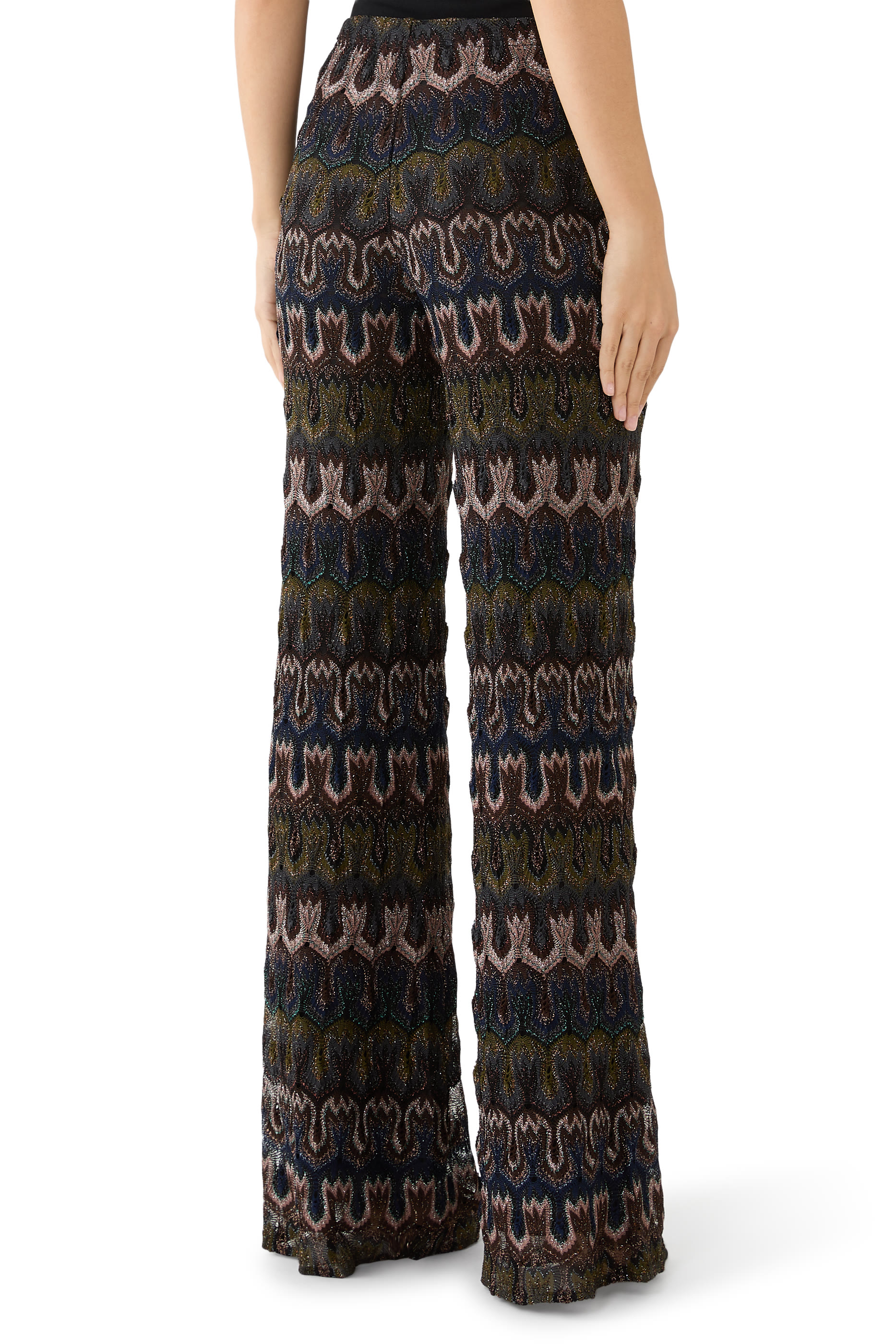 Viscose Lam&eacute; Trousers