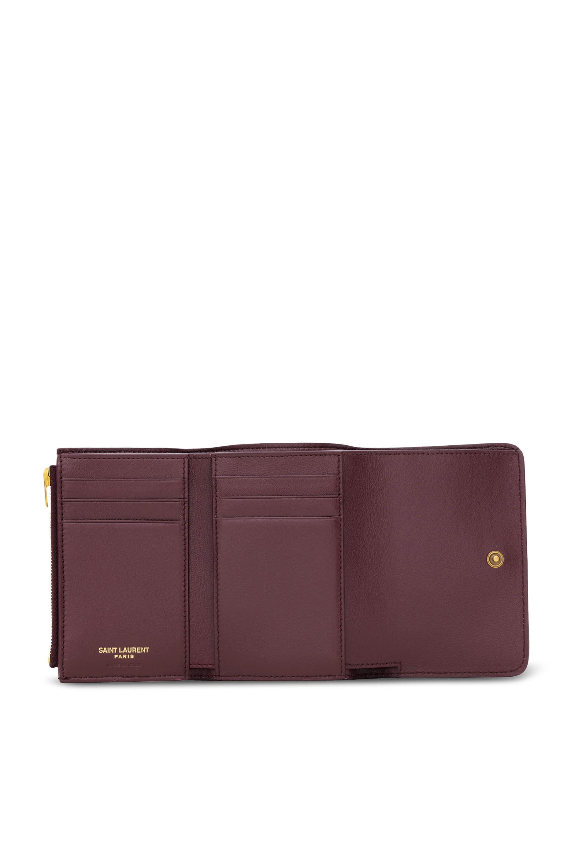 Niki Slim Tri-Fold Leather Wallet