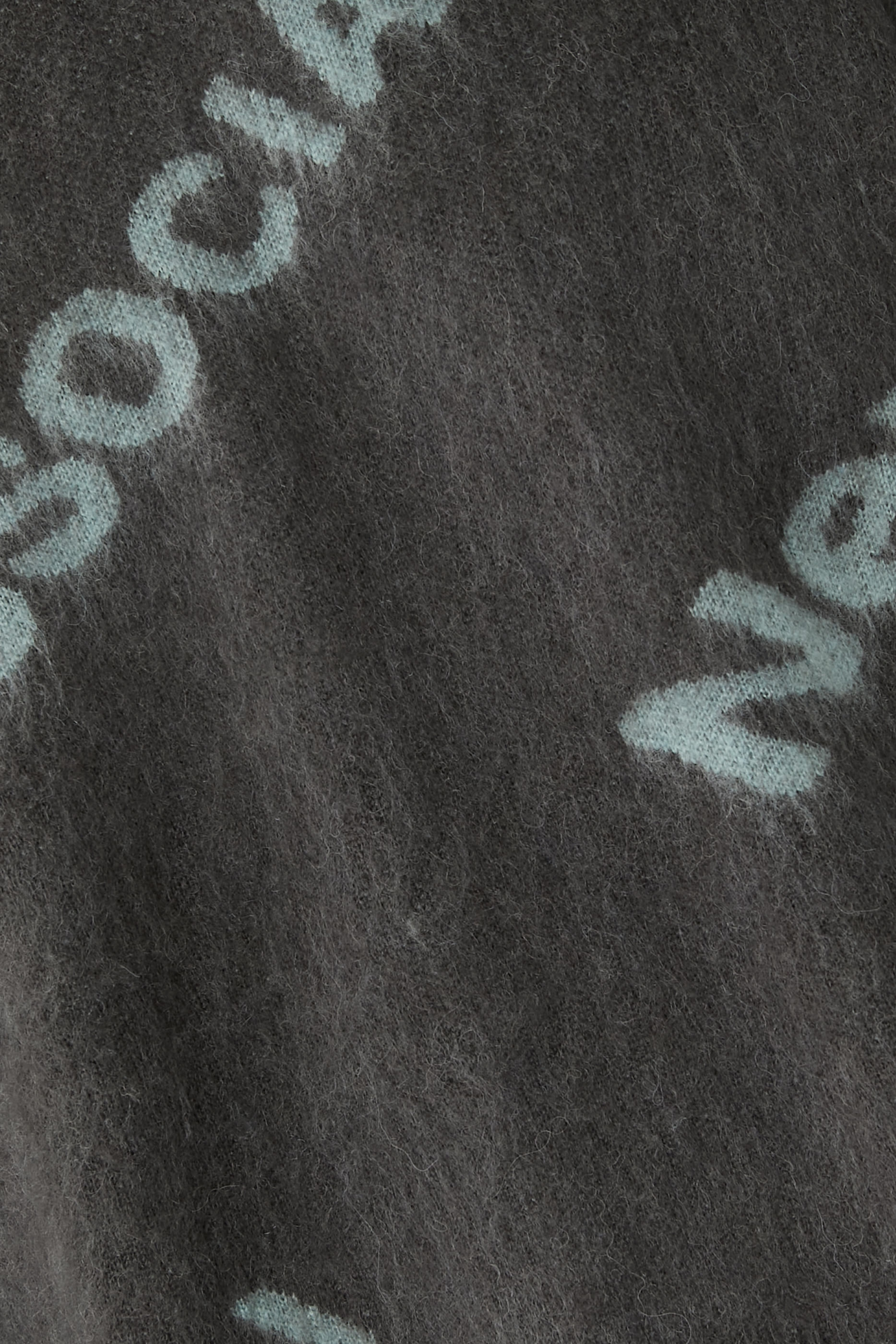 Jacquard Logo Knit Sweatshirt 