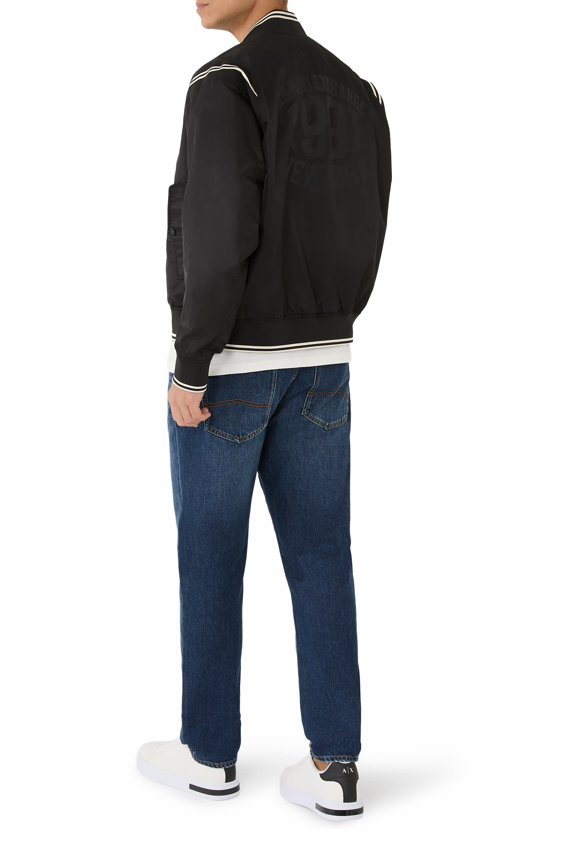 Logo Zipper Blouson Jacket