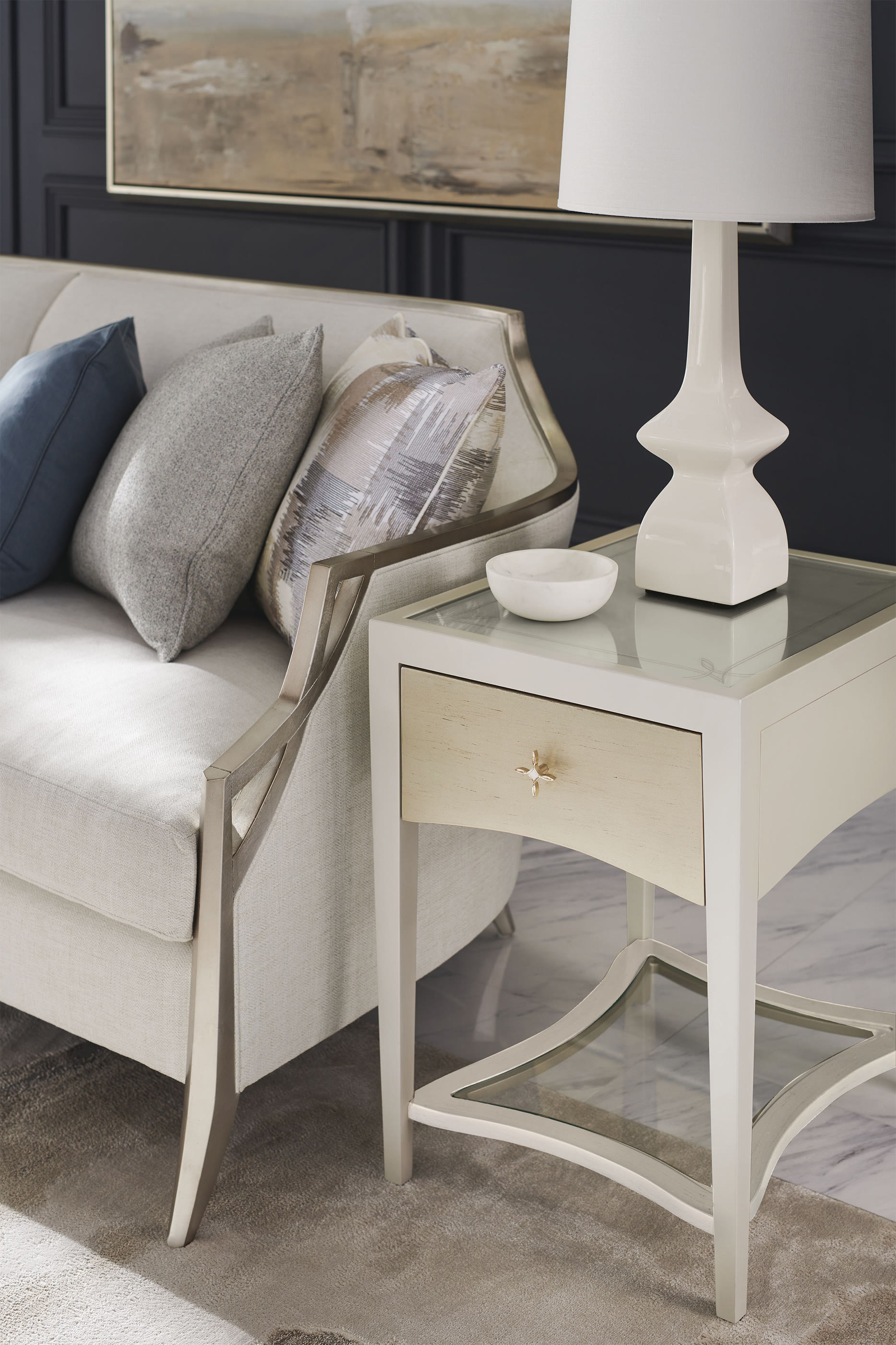 Three-Seater X Factor Grey Sofa