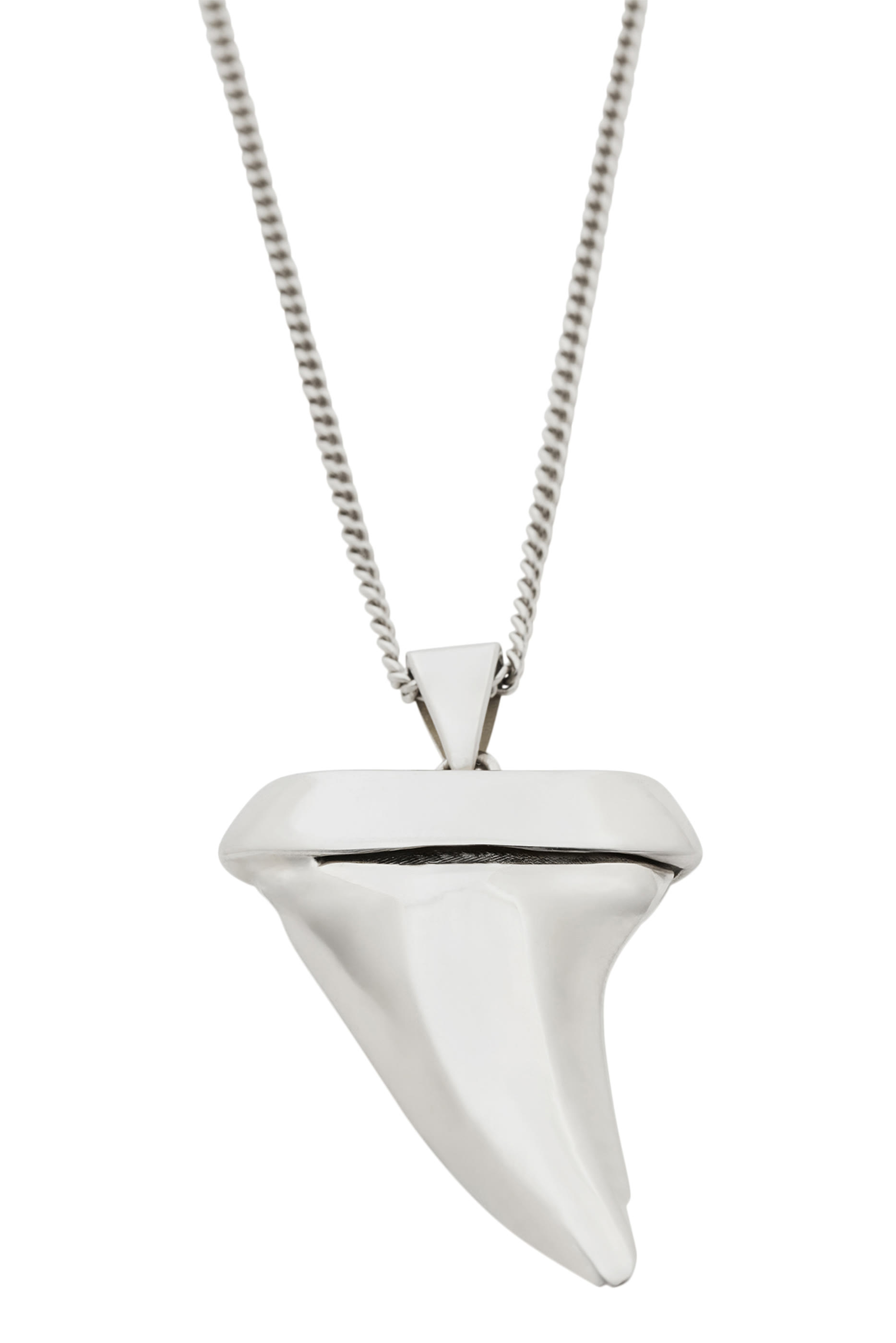 Shark Tooth Necklace In Metal