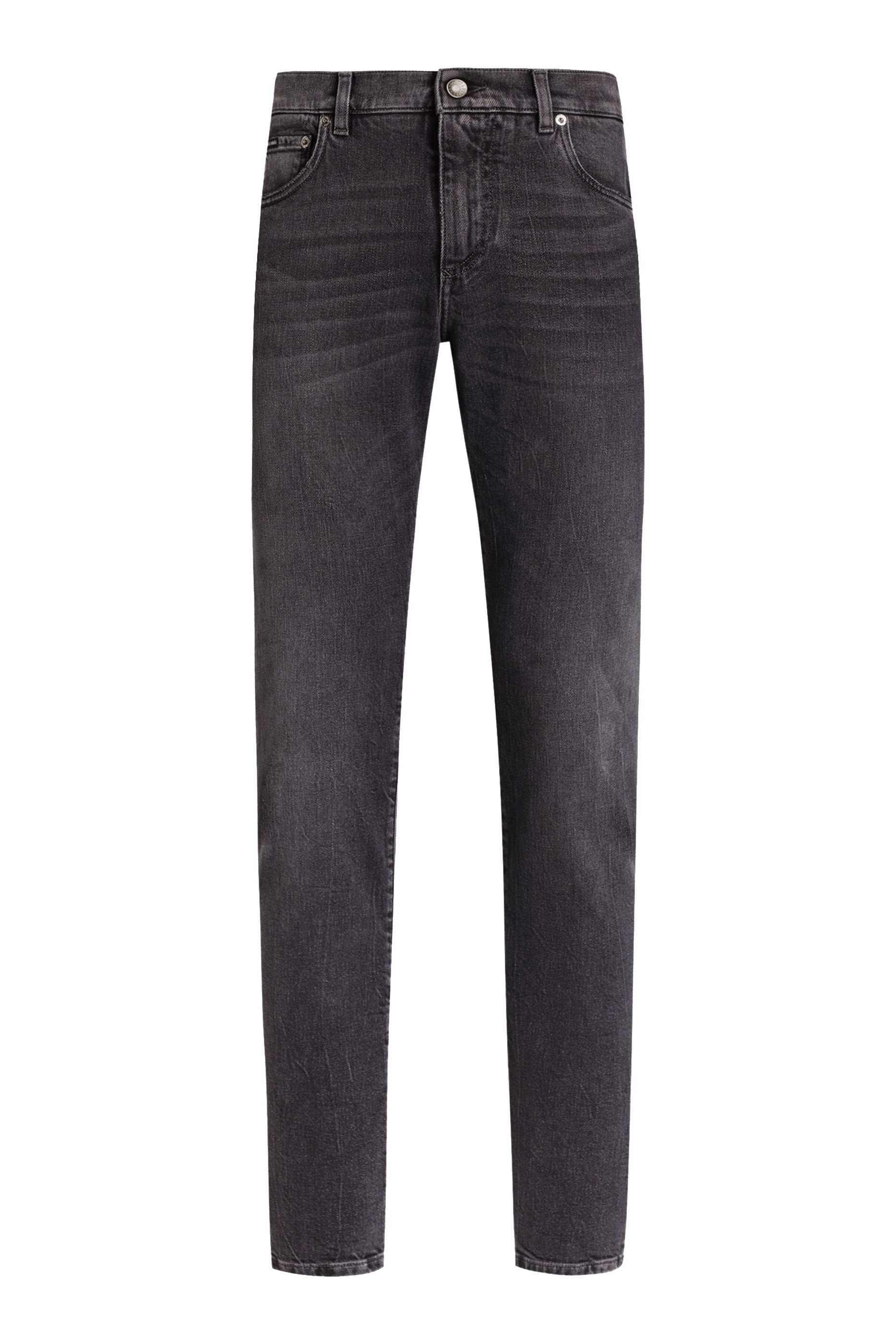 Slim-Fit Denim Trousers