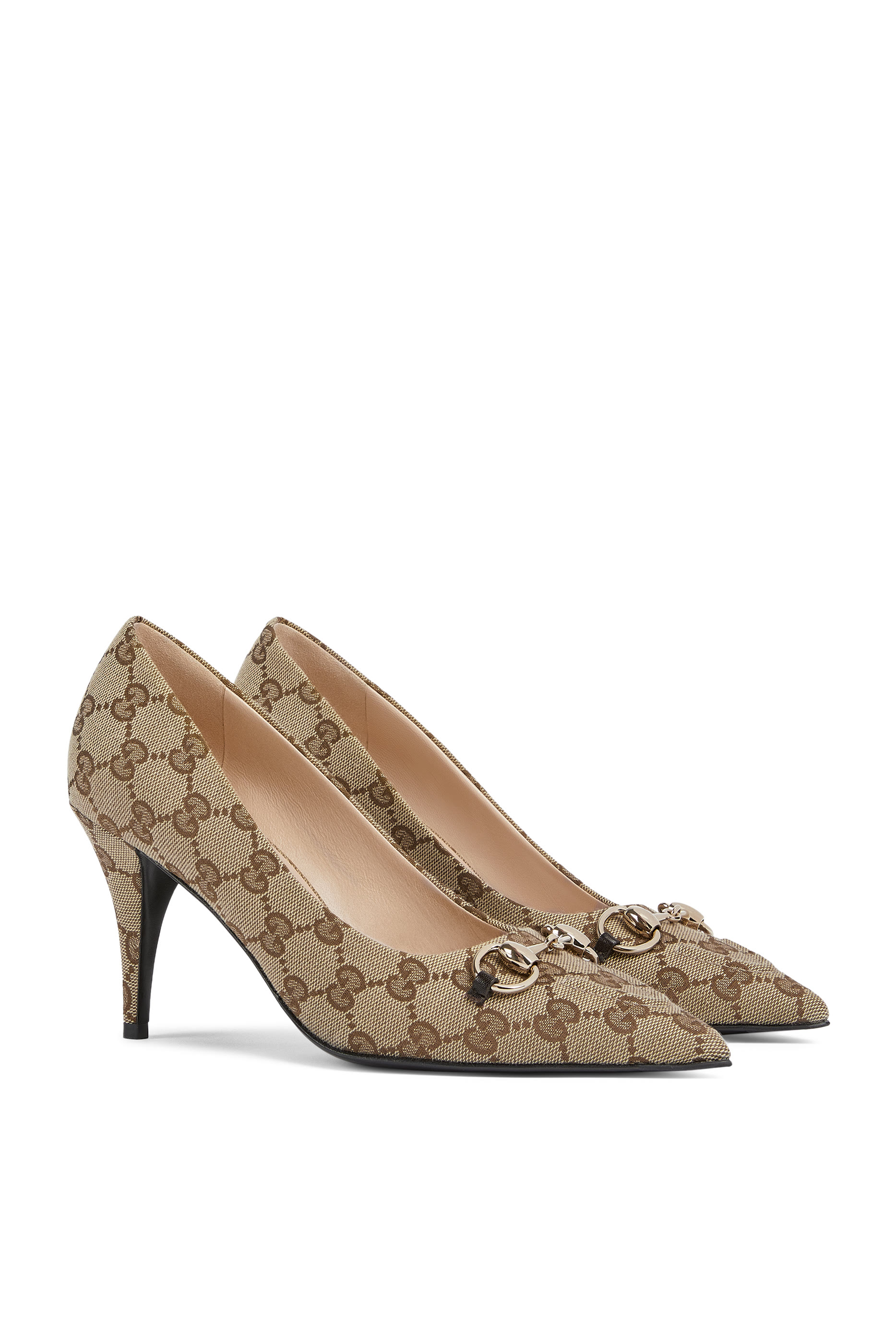 Logo 85 Horsebit Pumps