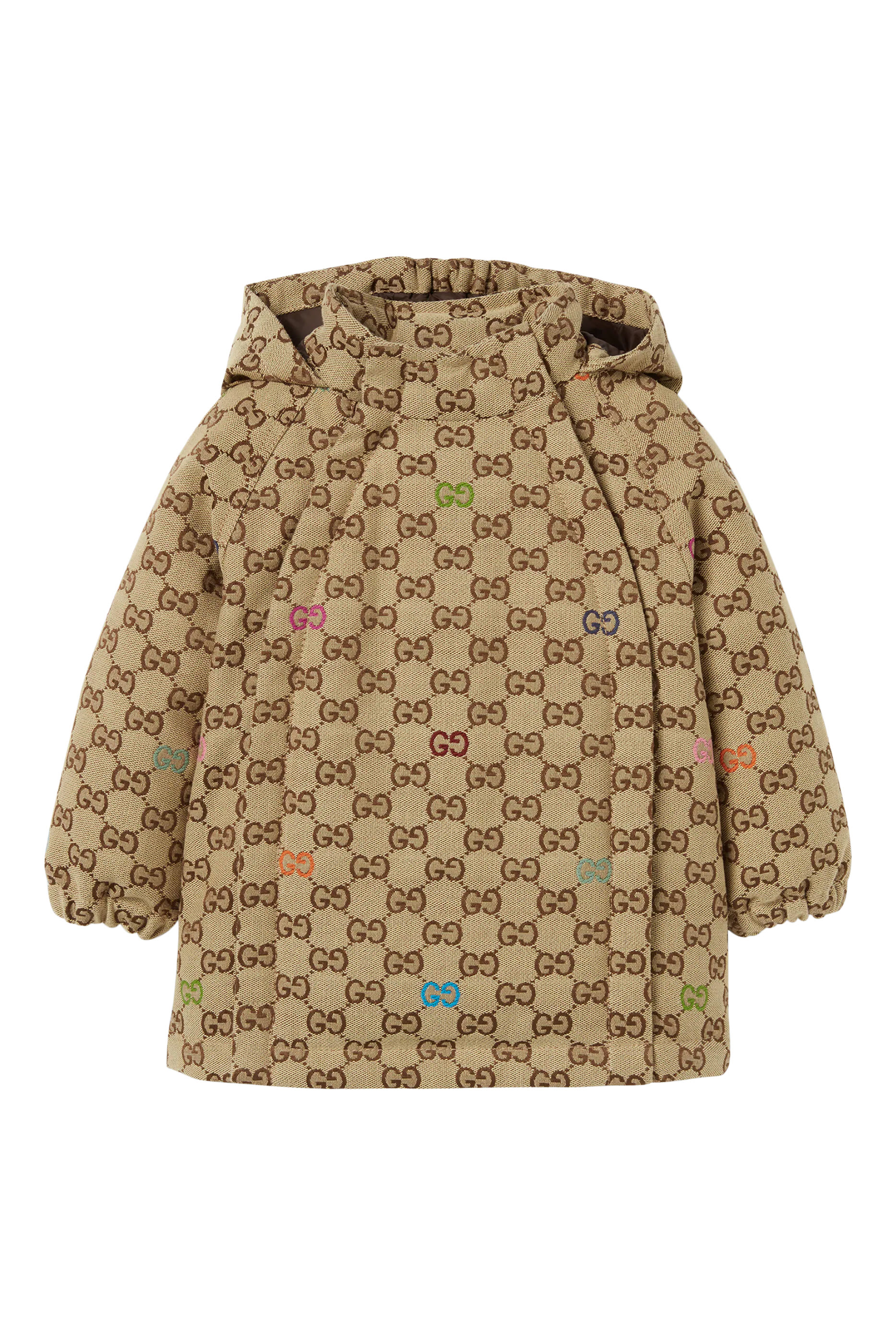 Kids Padded GG Canvas Coat