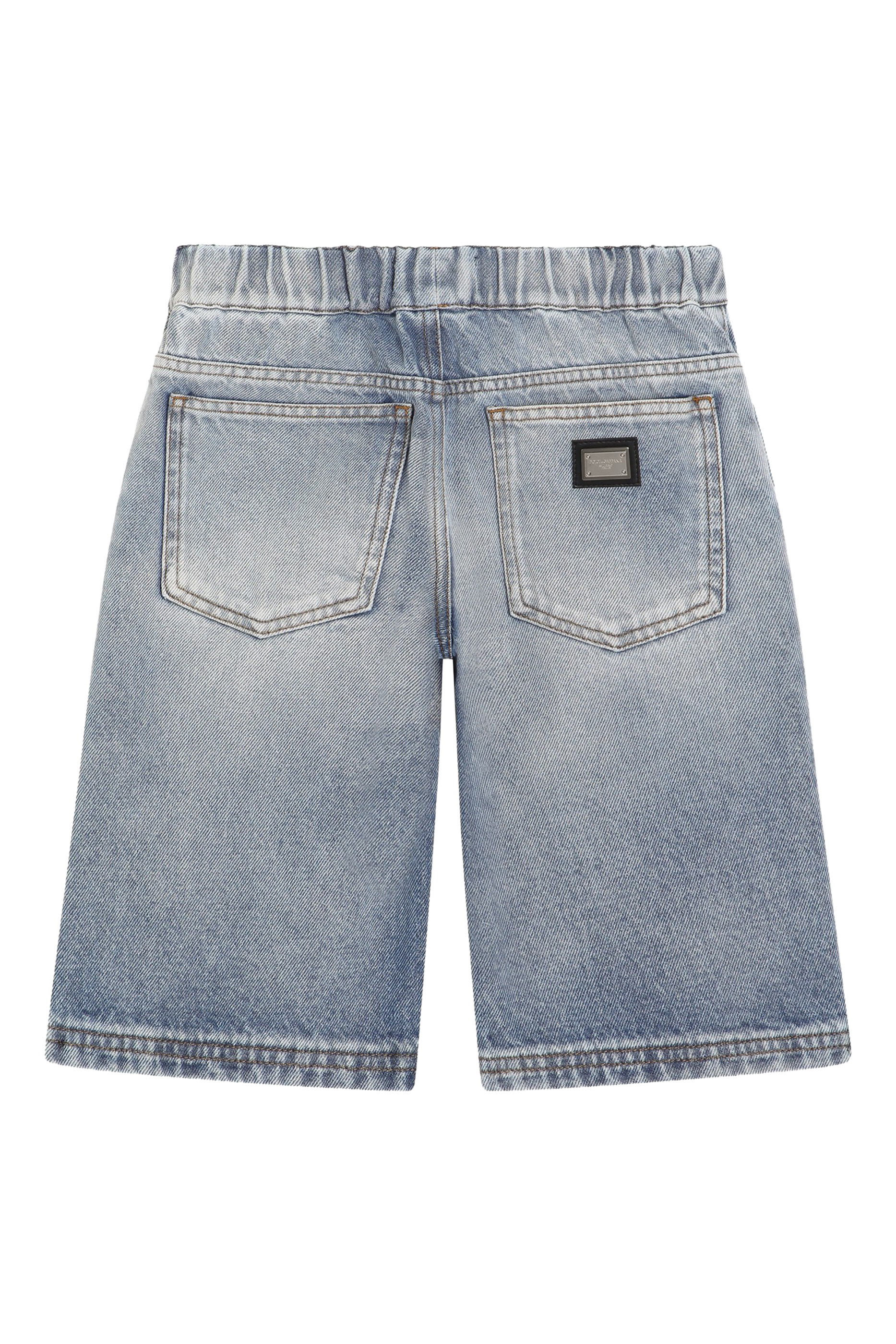 Kids Denim Bermuda Shorts
