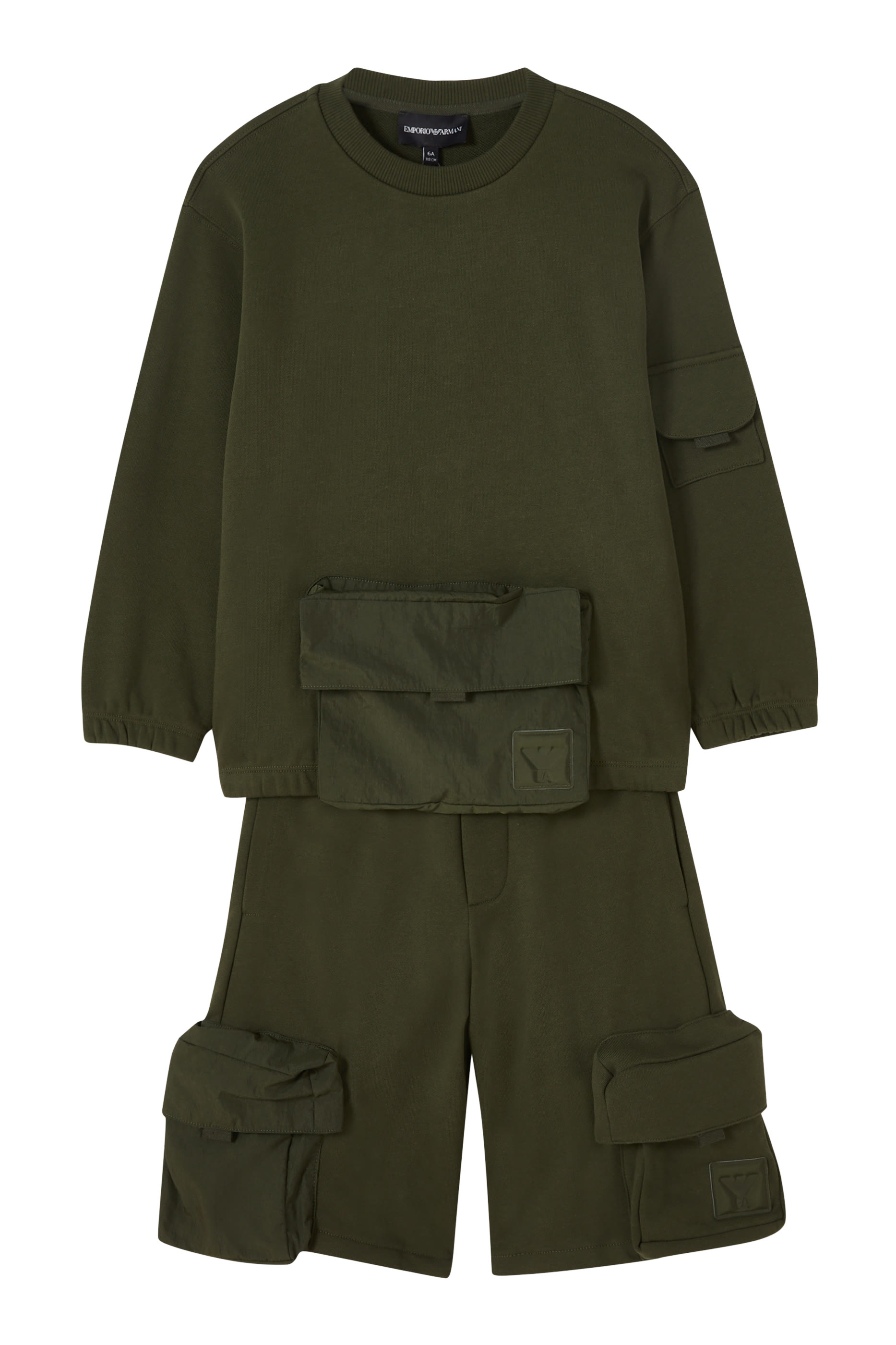 Kids Cargo-Pocket Sweatshirt