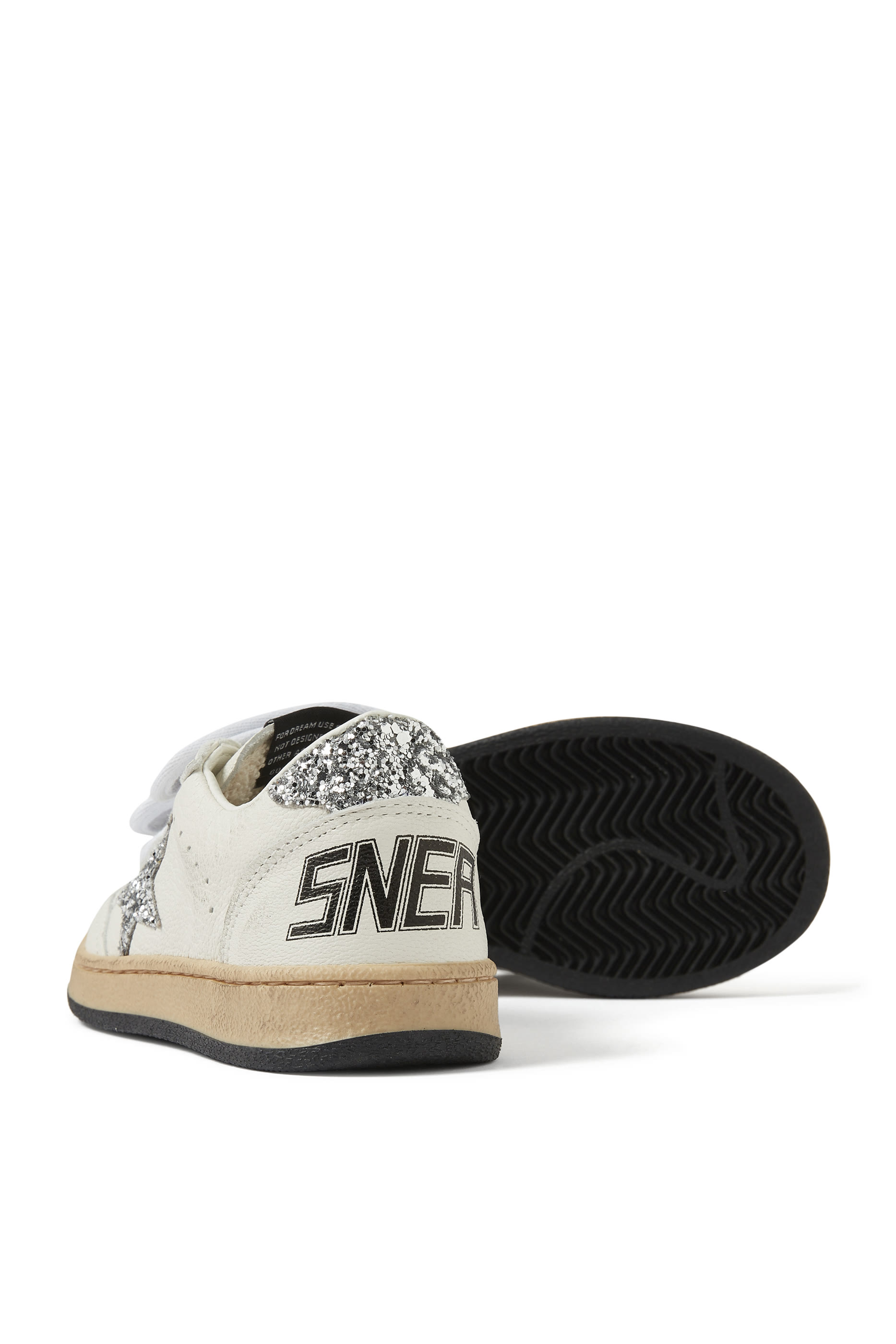 Kids Ball Star Junior In Nappa Upper Glitter Stars Sneakers