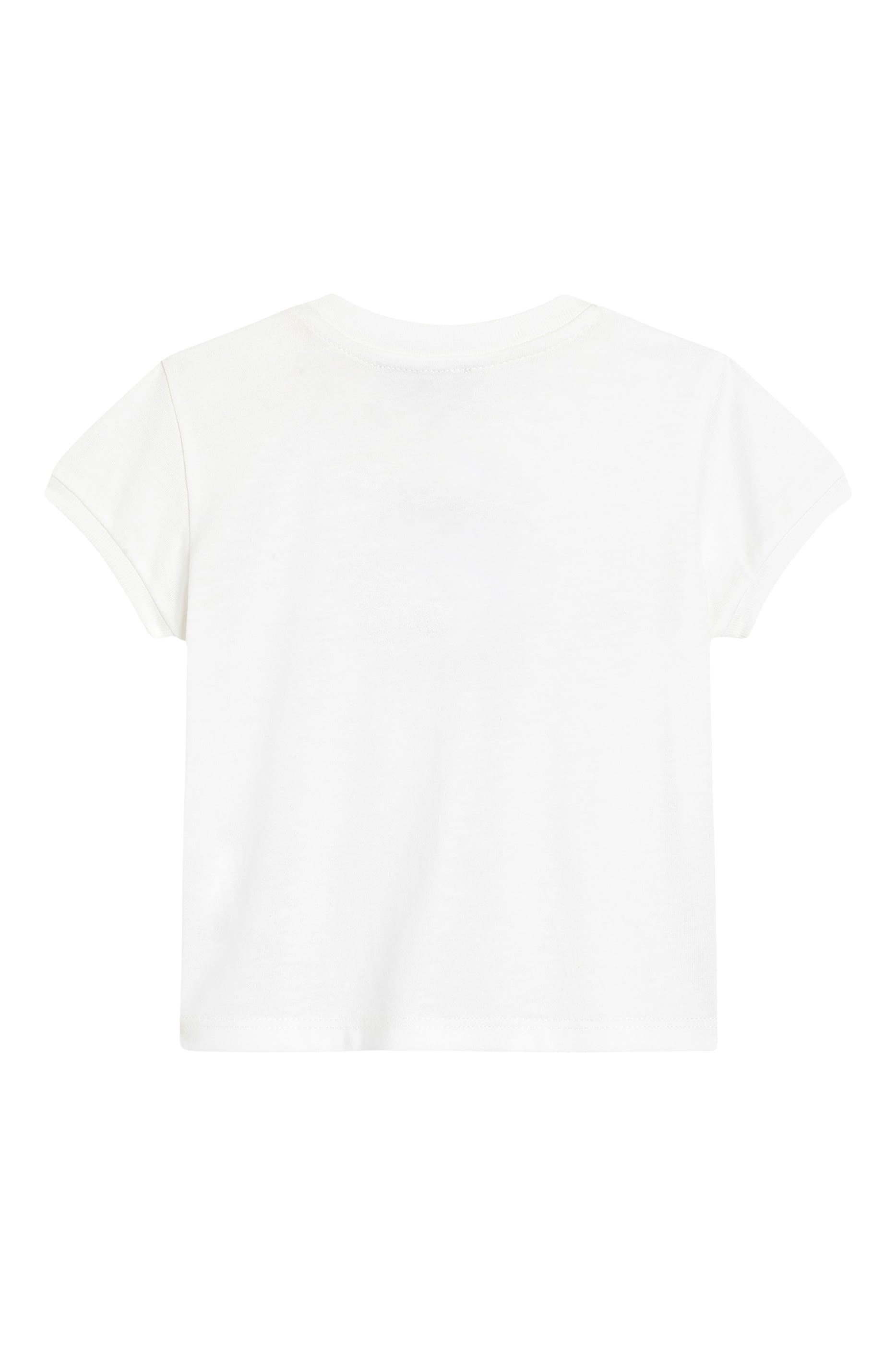 Kids Jersey T-Shirt with Leopard Print and Glitter.