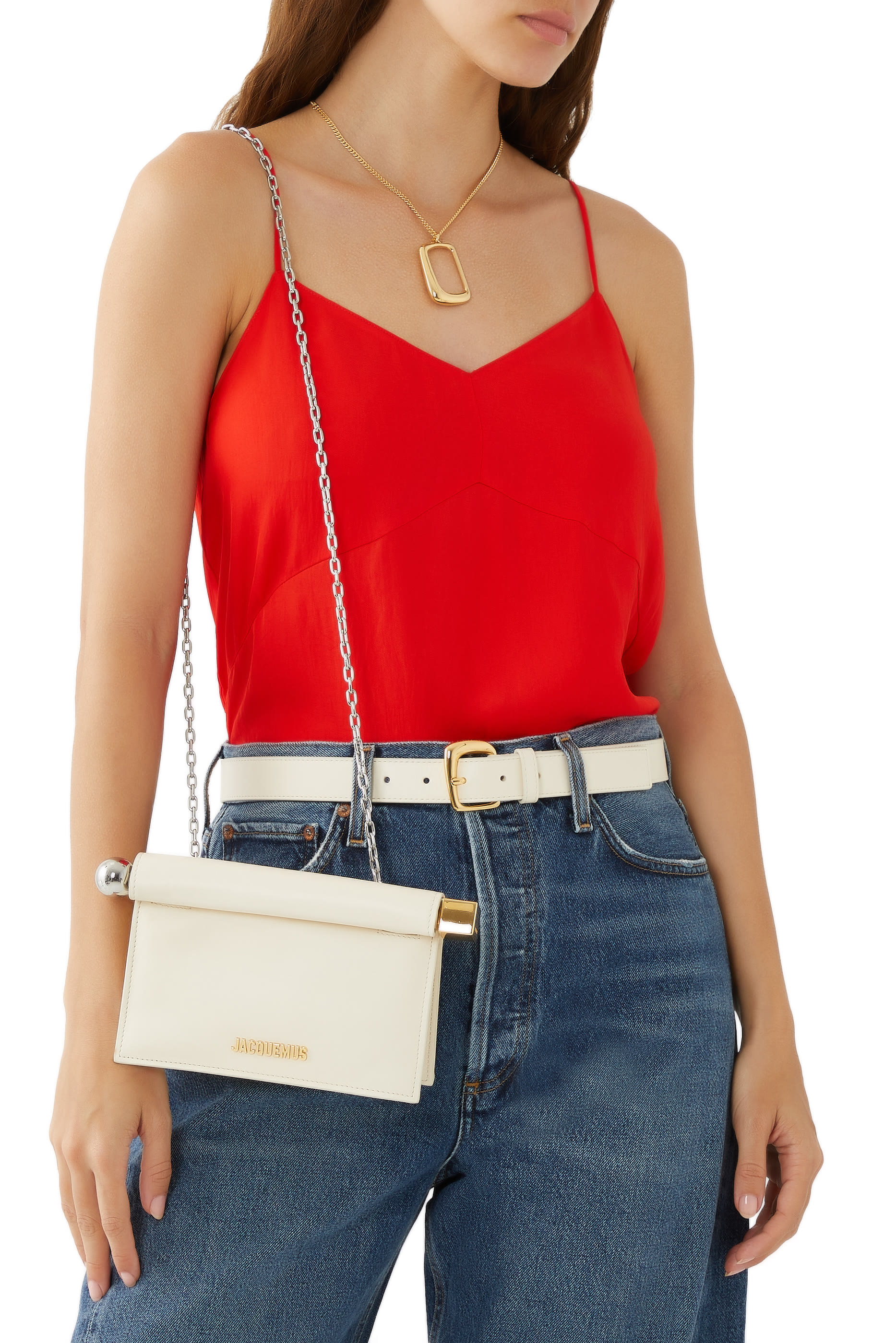 The Small Rond Carr&eacute; Clutch Bag