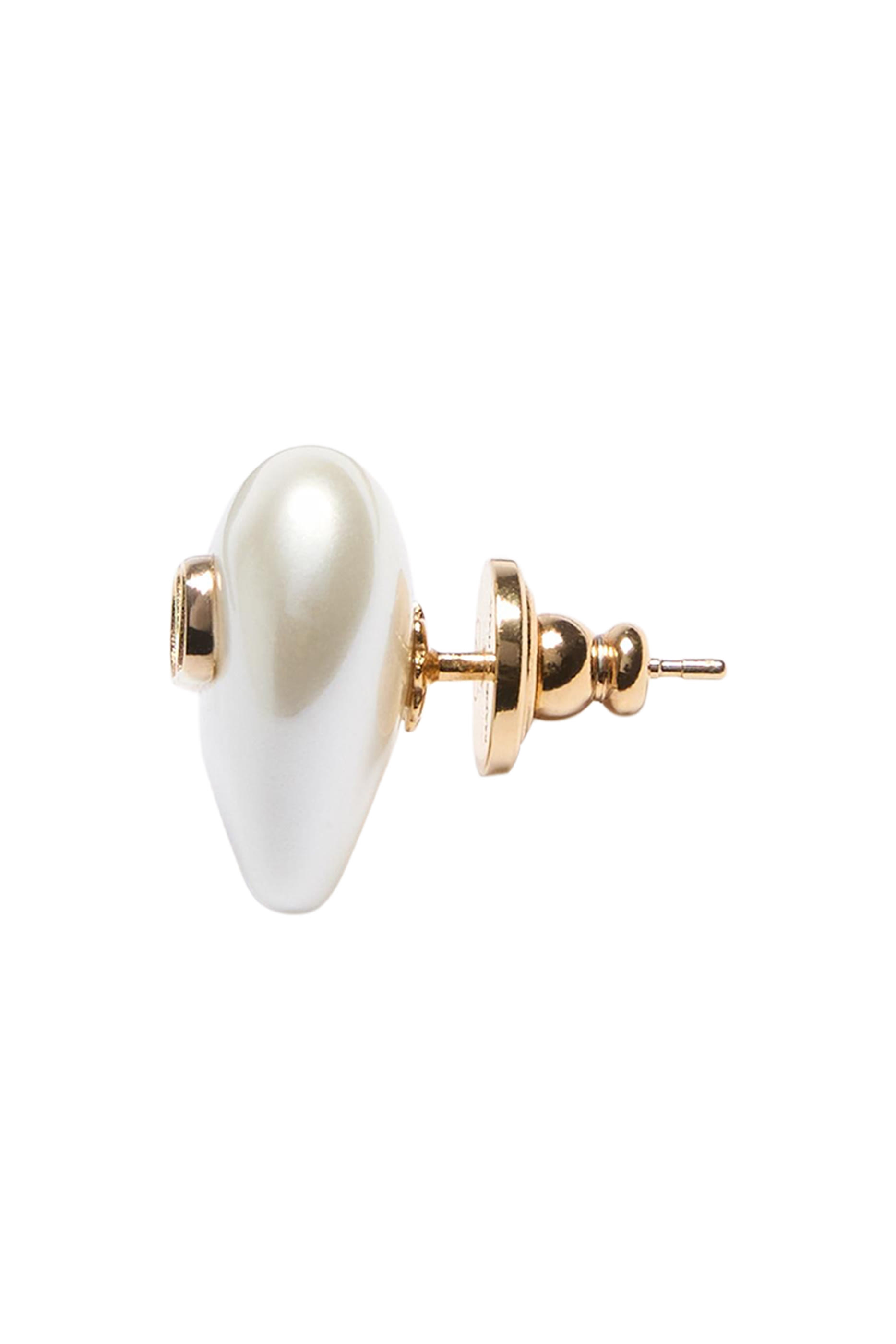 VLogo Signature Metal and Pearl Earrings